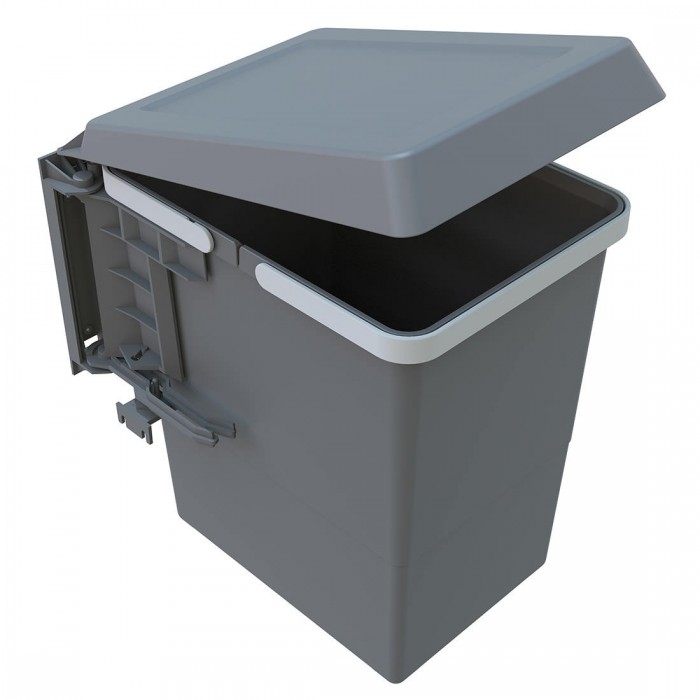 Door-mounted automatic opening trash can SWING 2.0, 25qt (24lt) bin