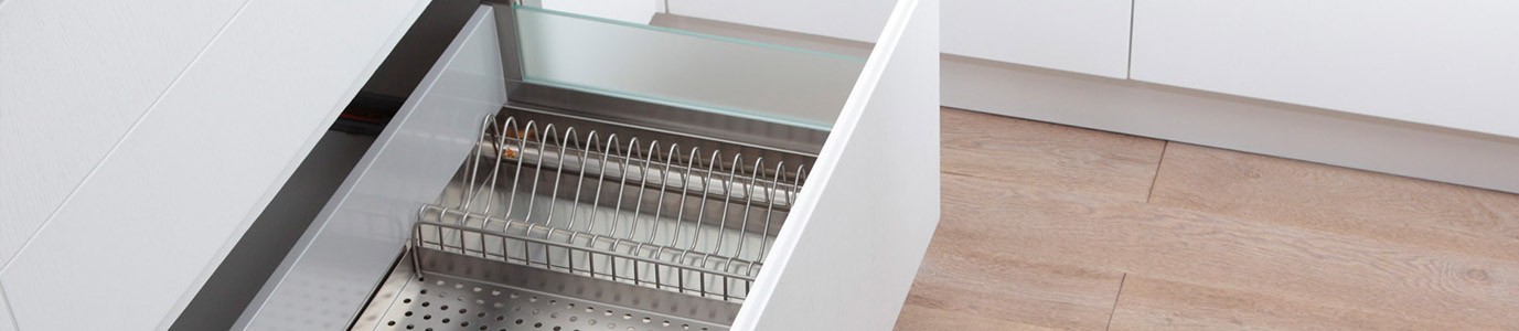 Dish rack for big drawers WIZARD X, base module 45 EU