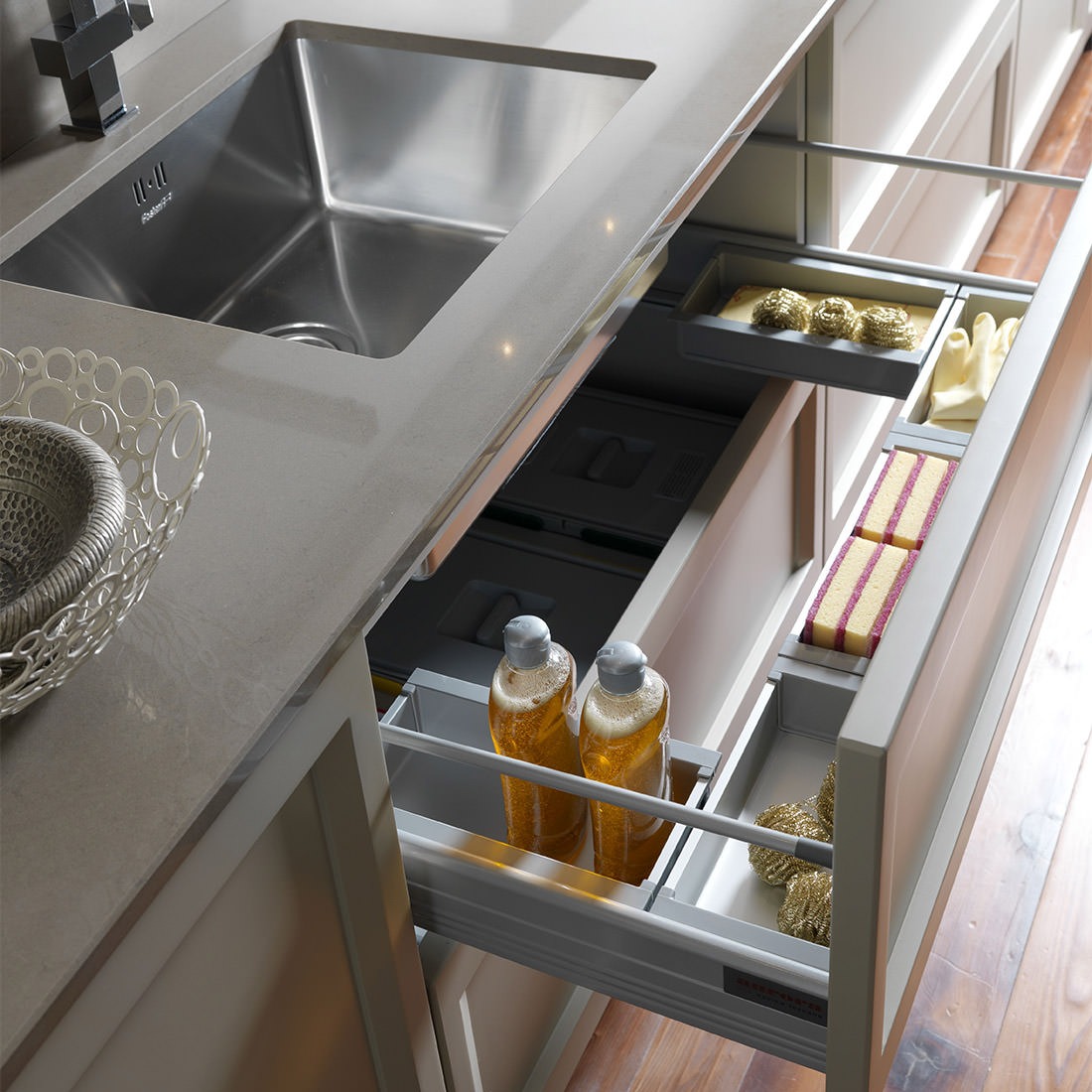 Top Tips for Under-Sink Kitchen-Cabinet Organization - Elletipi Inc